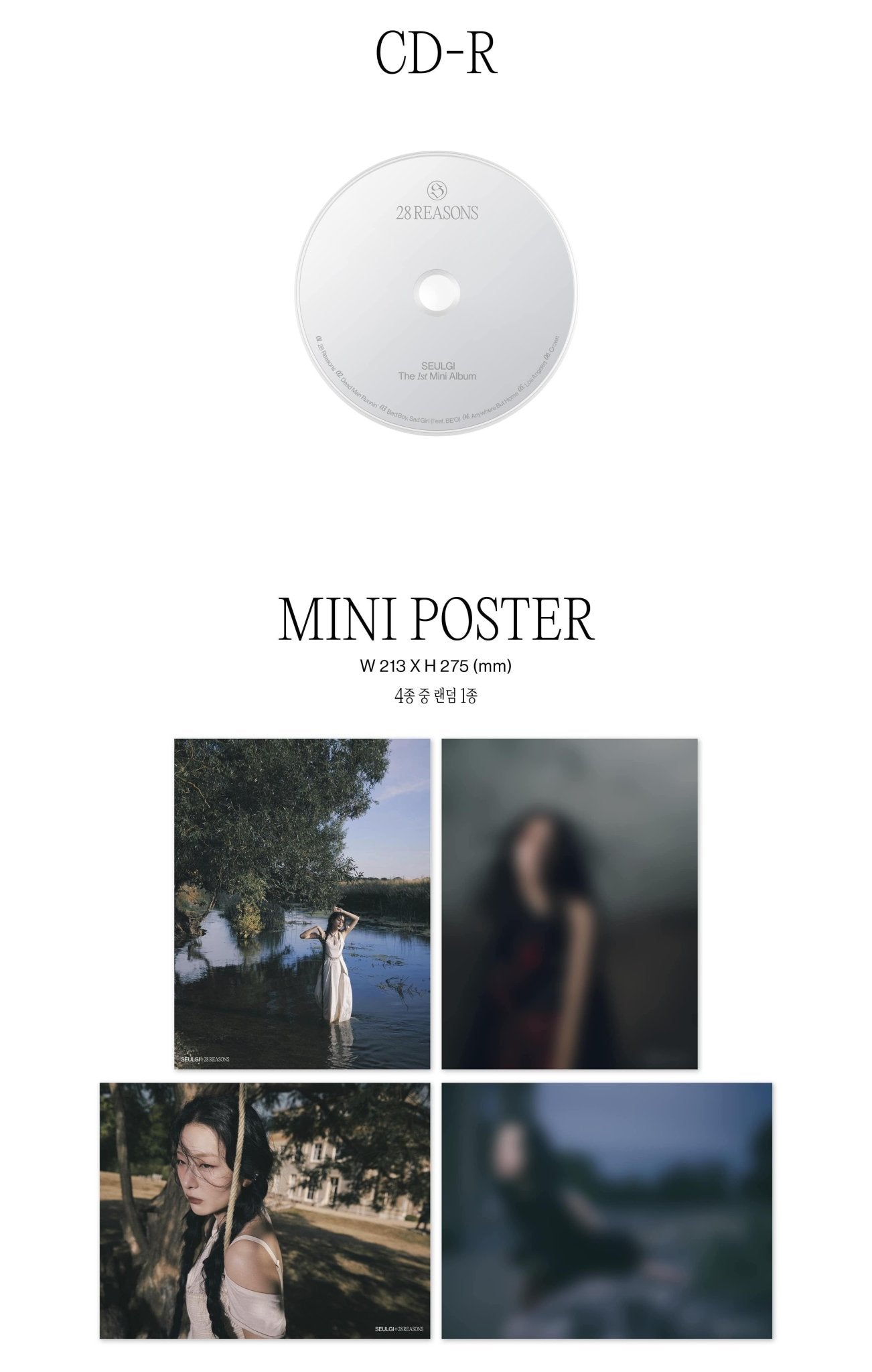 SEULGI 1st Mini Album '28 Reasons' Photo Book ver. - Night Apple Kpop