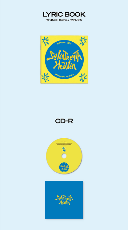 SEVENTEEN 11th Mini Album 'SEVENTEENTH HEAVEN' Carat ver. (Random) - Night Apple Kpop