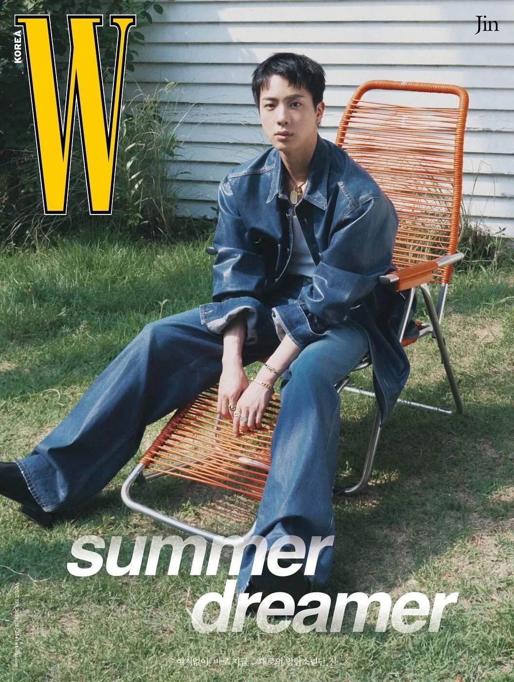 BTS Jin Cover W Magazine Volume 7 2024 - Night Apple Kpop