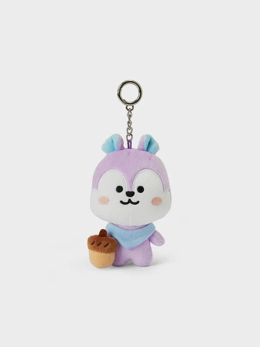 Official BT21 Inside Mang Plush Keyring - Night Apple Kpop