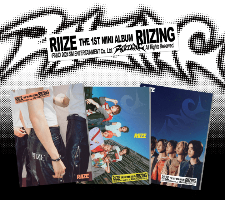 RIIZE 1st Mini Album 'RIIZING' Photobook ver. (Random) - Night Apple Kpop