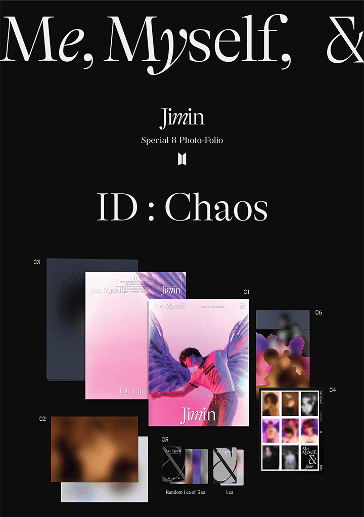 Special 8 Photo-Folio Me, Myself, and Jimin 'ID-Chaos' - Night Apple Kpop