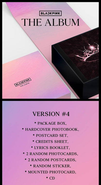 BLACKPINK 1st FULL ALBUM [THE ALBUM] (Random) - Night Apple Kpop