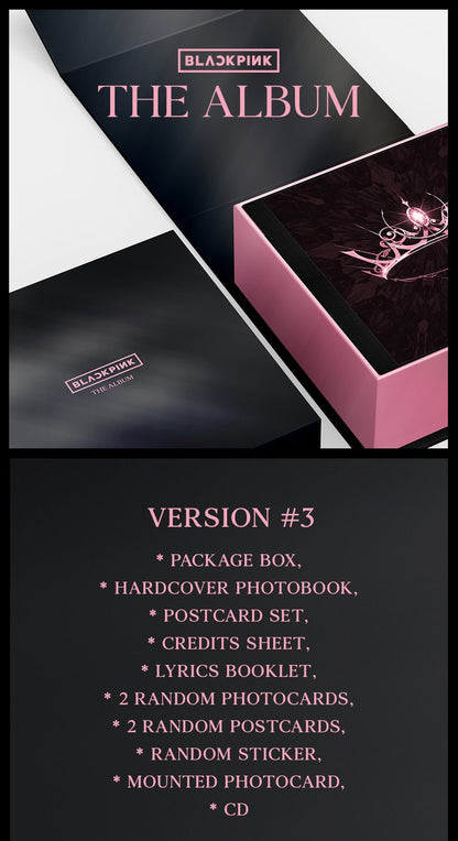 BLACKPINK 1st FULL ALBUM [THE ALBUM] (Random) - Night Apple Kpop