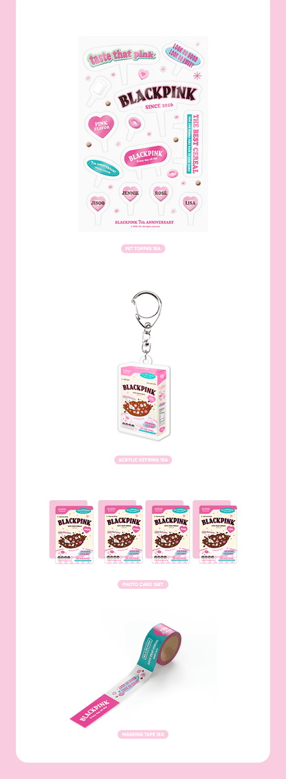 BLACKPINK 2023 Debut Anniversary Cereal Deco Kit - Night Apple Kpop