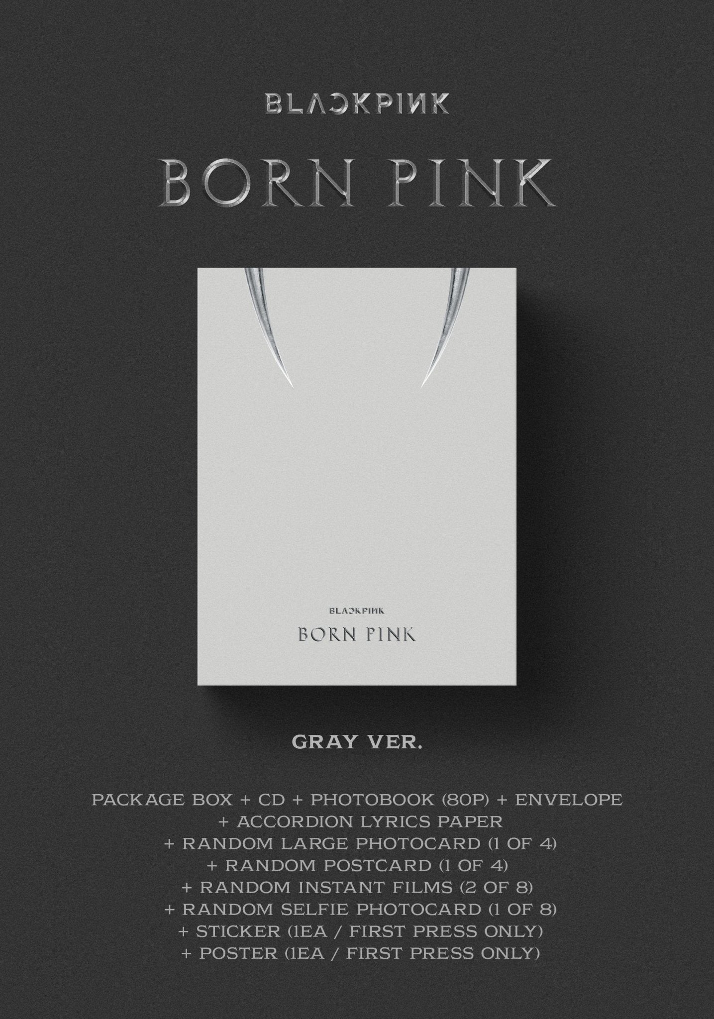 BLACKPINK 2nd ALBUM [BORN PINK] BOX SET ver. (Random) - Night Apple Kpop