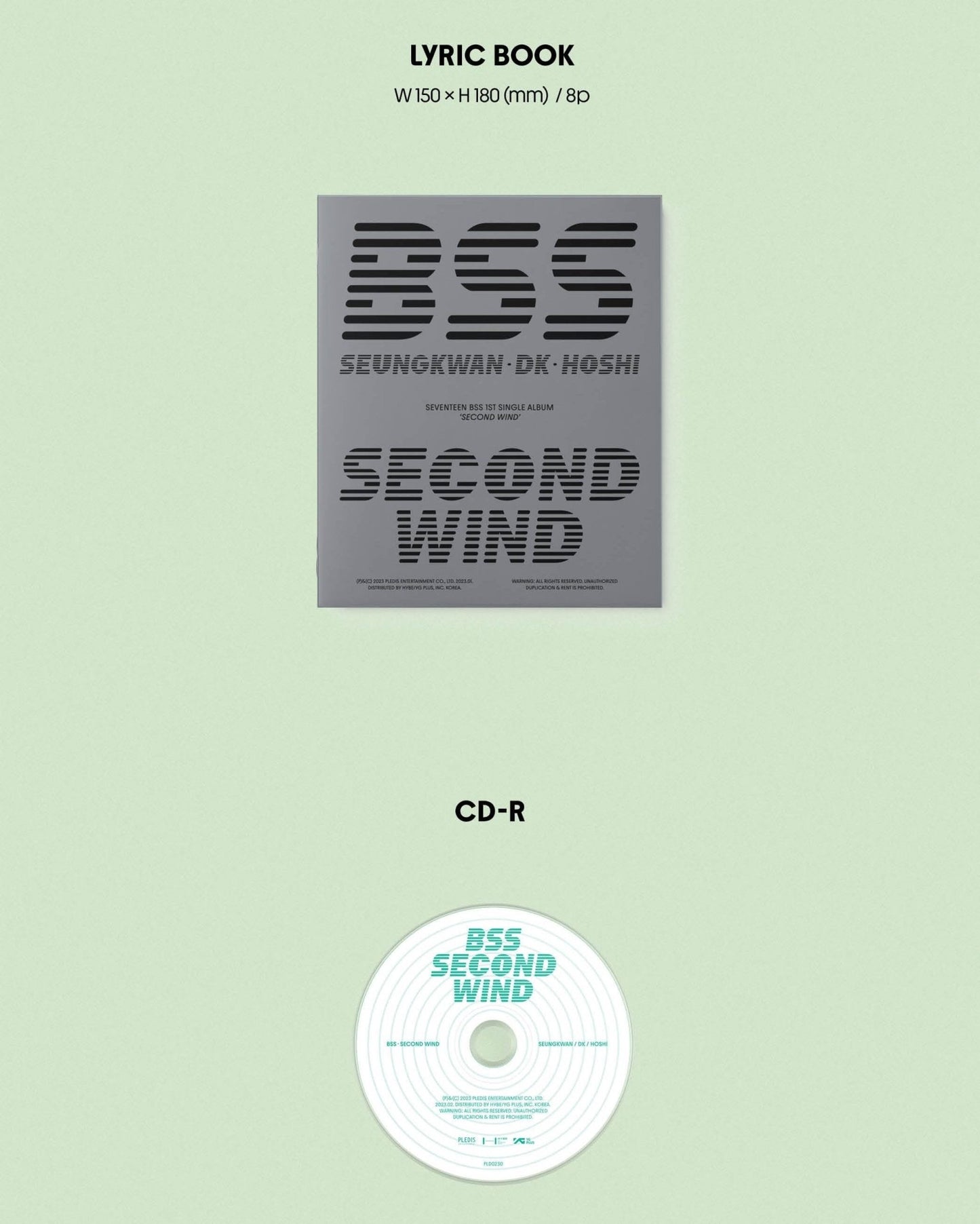 BSS (SEVENTEEN) 1st Single Album 'SECOND WIND' - Night Apple Kpop