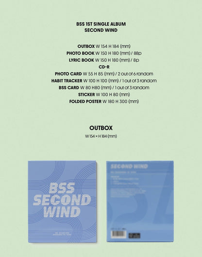 BSS (SEVENTEEN) 1st Single Album 'SECOND WIND' - Night Apple Kpop