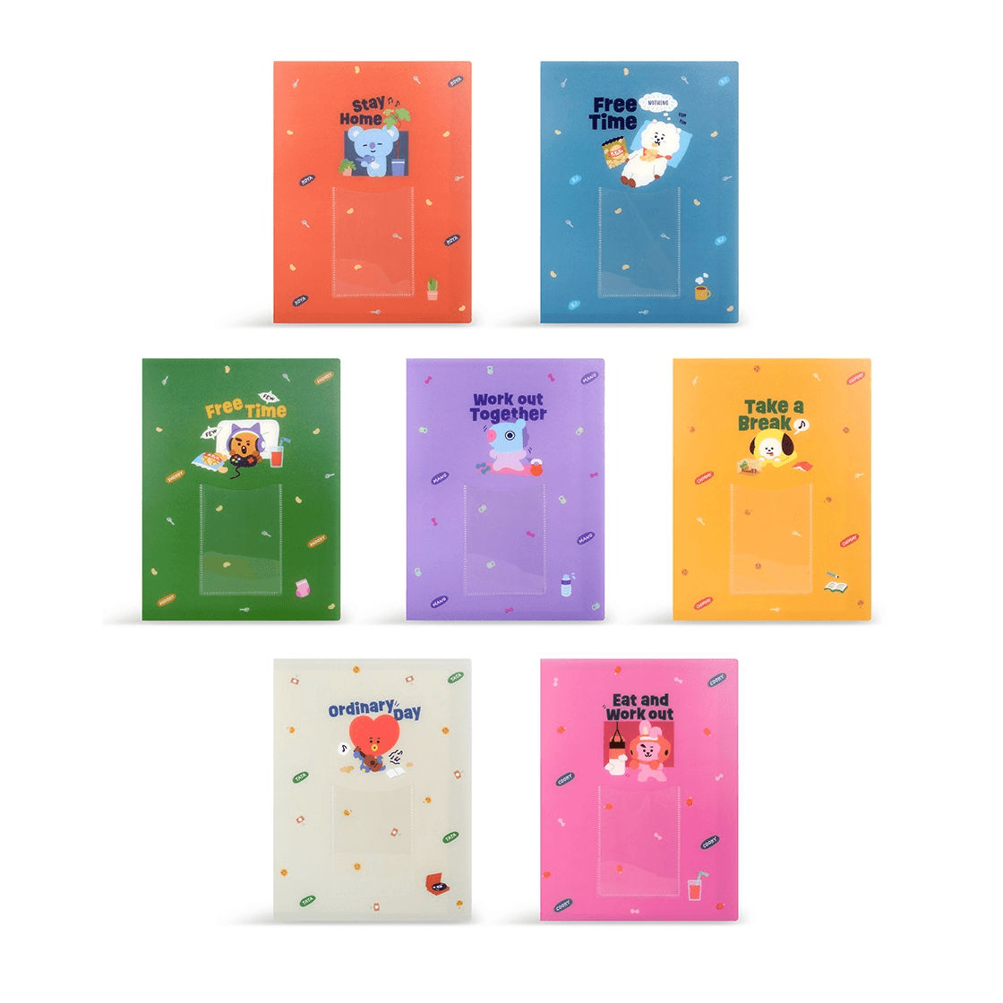 BT21 minini Photo Album Large [Home All Day] - Night Apple Kpop