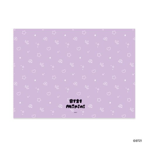 BT21 minini PP File Pocket - Night Apple Kpop