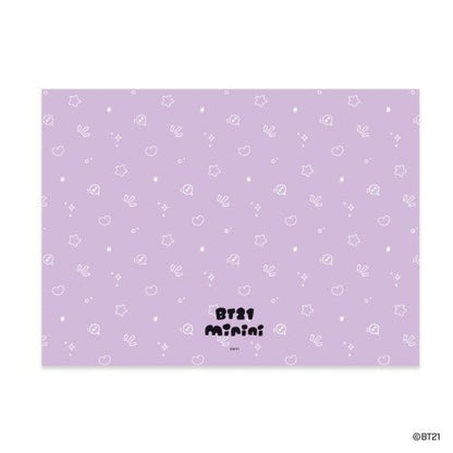 BT21 minini PP File Pocket - Night Apple Kpop