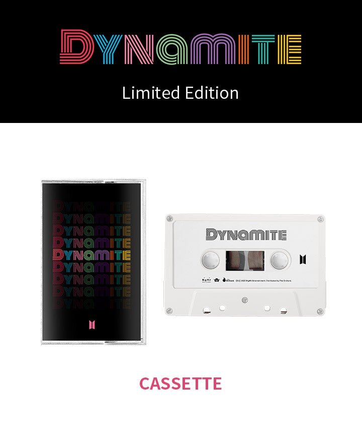 BTS Dynamite Limited Edition Cassette - Night Apple Kpop