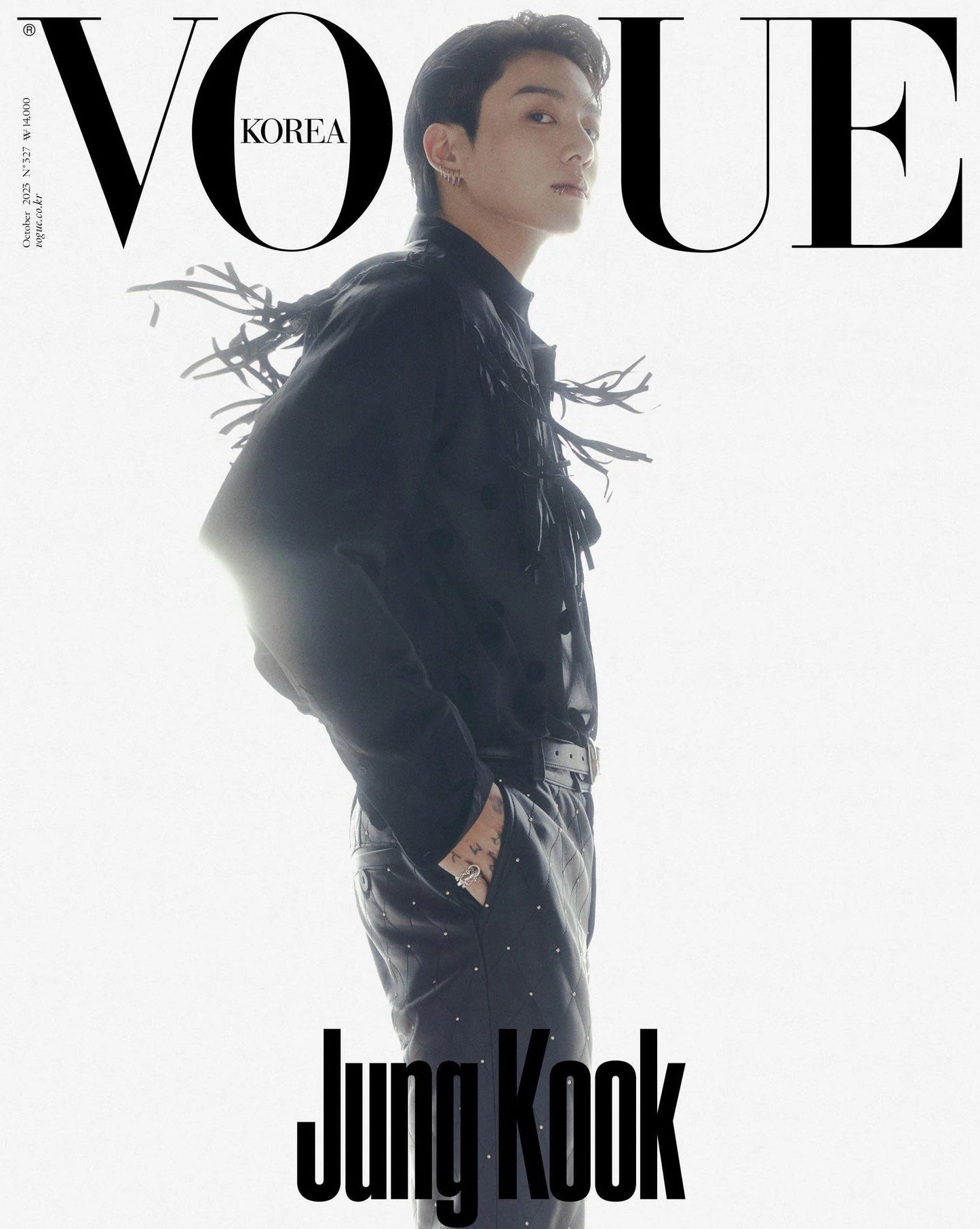 BTS Jungkook Cover VOGUE Magazine 2023.10 - Night Apple Kpop