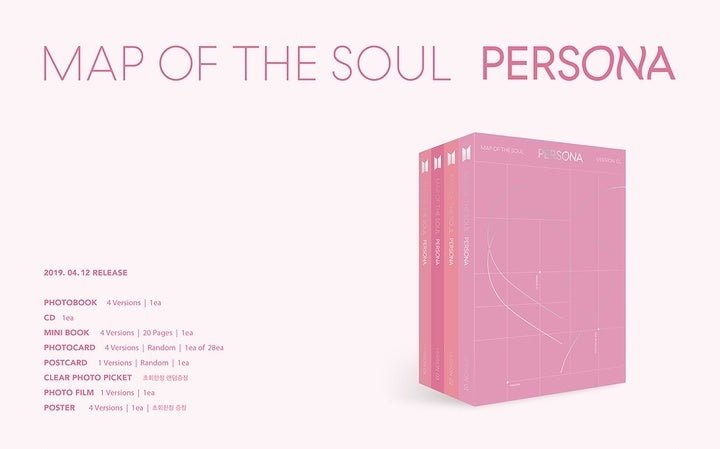 BTS MAP OF THE SOUL : PERSONA (Random) - Night Apple Kpop