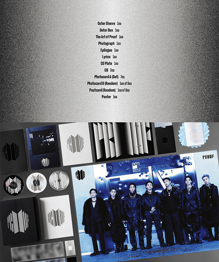 BTS Proof (Standard Edition) Anthology Album - Night Apple Kpop