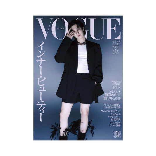 BTS SUGA Cover VOGUE JAPAN Magazine 2023.08 - Night Apple Kpop
