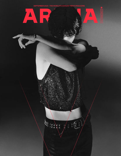 BTS V Cover ARENA HOMME+ Magazine 2023.09 - Night Apple Kpop