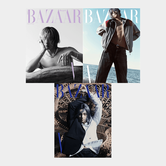 BTS V Cover BAZAAR Magazine 2024.02 - Night Apple Kpop