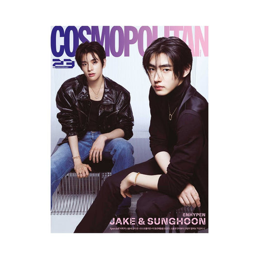 Enhypen Jake & Sunghoon Cover COSMOPOLITAN Magazine 2023.09 (A ver.) - Night Apple Kpop