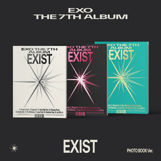 EXO The 7th Album 'EXIST' Photo Book ver. (Random) - Night Apple Kpop