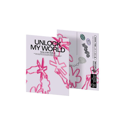 fromis_9 1st Album 'Unlock My World' Weverse Albums ver. (Random) - Night Apple Kpop