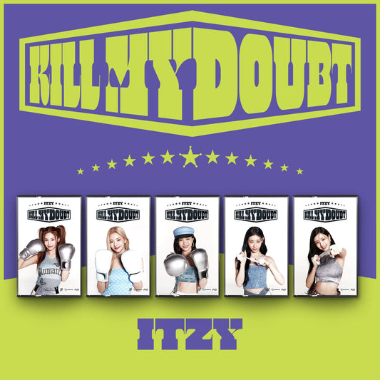 ITZY 7th Mini Album KILL MY DOUBT Cassette (Random) - Night Apple Kpop