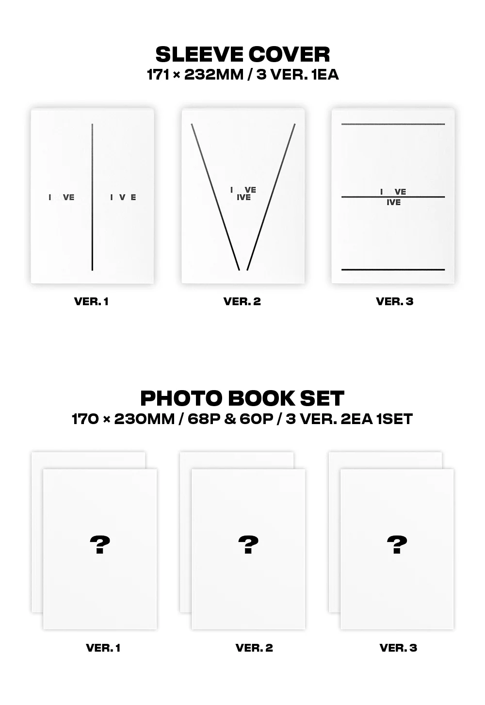 IVE 1st Full Album [I've IVE] Photo Book ver. (Random) - Night Apple Kpop