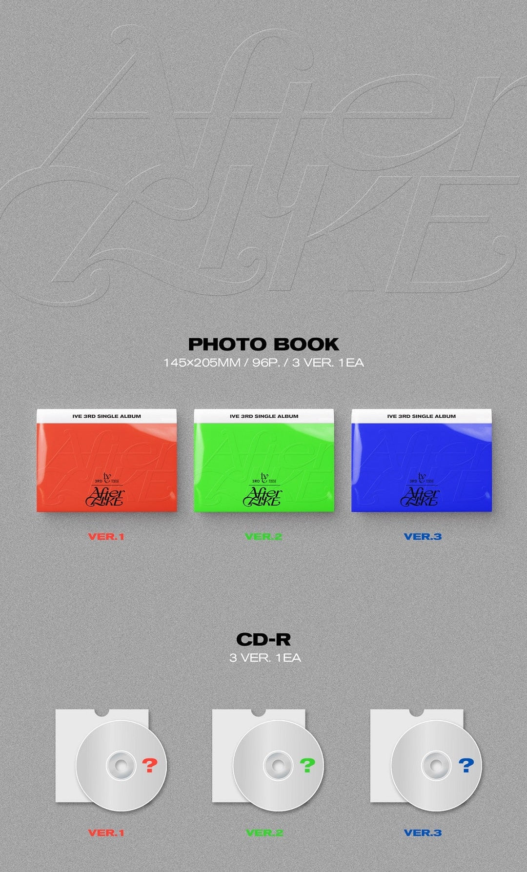 IVE 3rd Single Album [After LIKE] Photo Book ver. (Random) - Night Apple Kpop