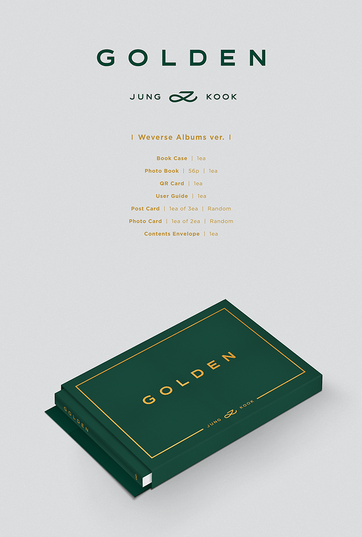Jung Kook (BTS) Golden (Weverse Albums ver.) - Night Apple Kpop