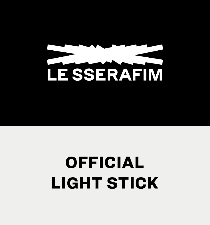 LE SSERAFIM Official Light Stick - Night Apple Kpop