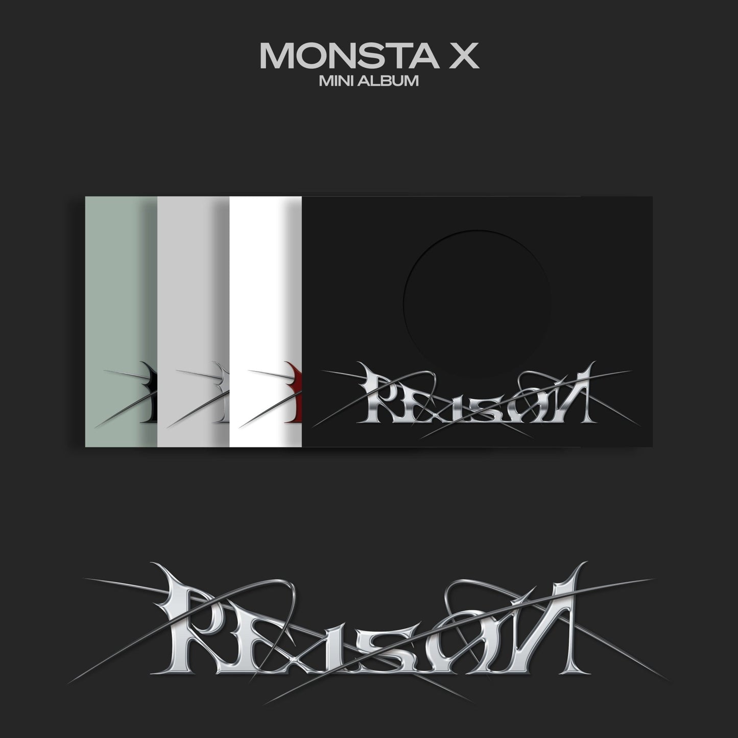 MONSTA X 12th Mini Album REASON (Random) - Night Apple Kpop