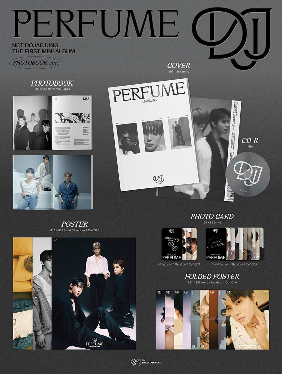 NCT DOJAEJUNG 1st Mini Album 'Perfume' Photobook ver. - Night Apple Kpop