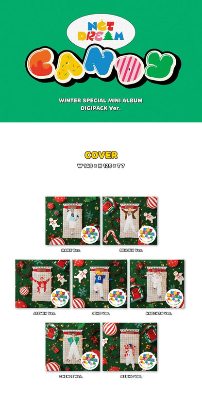 NCT DREAM Winter Special Mini Album 'Candy' Digipack ver. (Random) - Night Apple Kpop