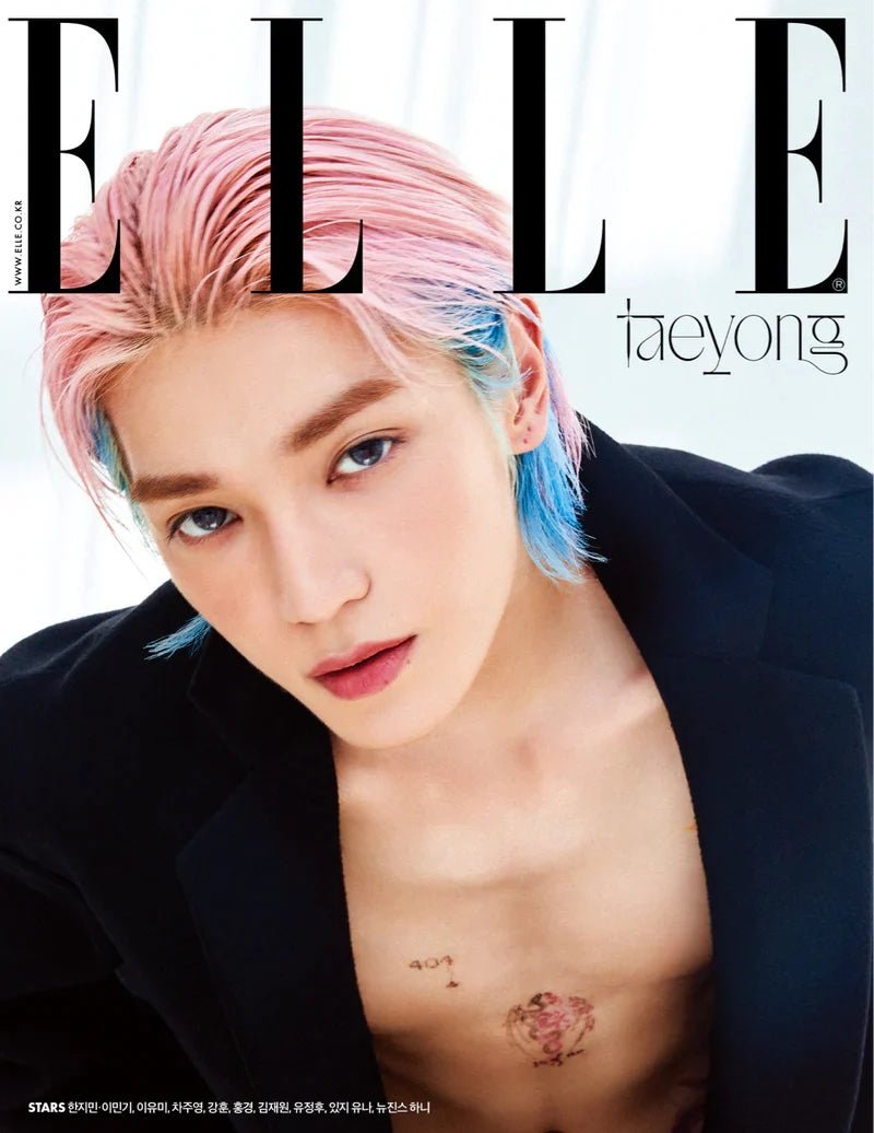NCT Taeyong Cover ELLE Magazine 2023.09 - Night Apple Kpop