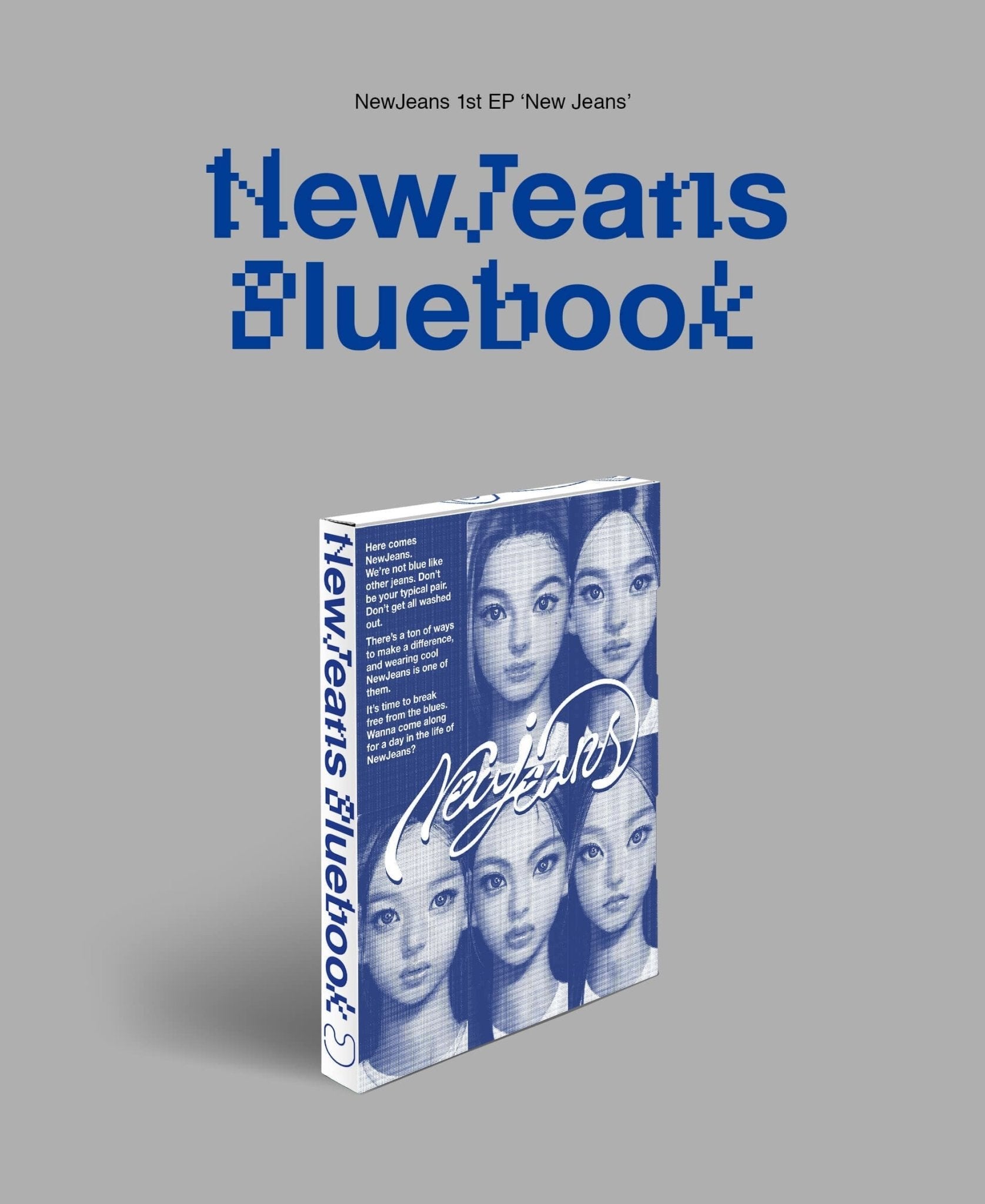 NewJeans 1st EP 'New Jeans' Bluebook ver. (Random) - Night Apple Kpop
