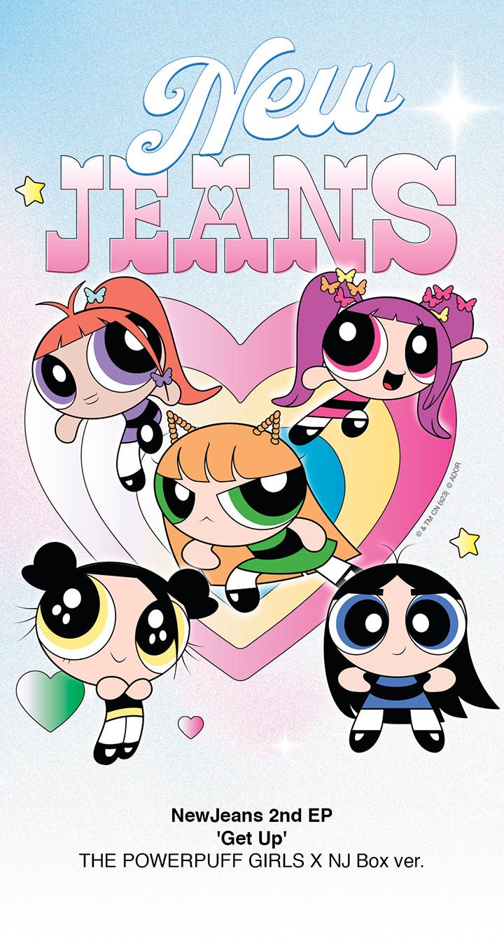 NewJeans 2nd EP 'Get Up' THE POWERPUFF GIRLS X NJ Box ver. (Random) - Night Apple Kpop