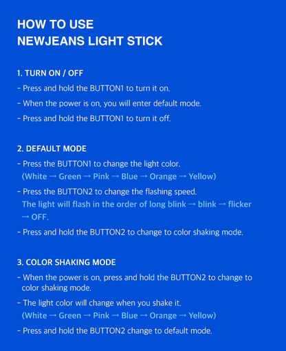 NewJeans Official Light Stick - Night Apple Kpop