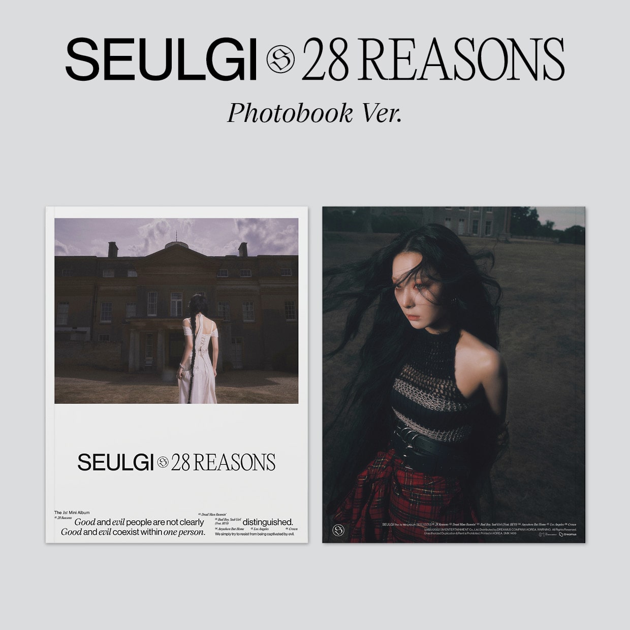 SEULGI 1st Mini Album '28 Reasons' Photo Book ver. - Night Apple Kpop