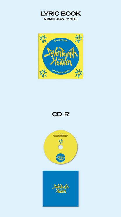SEVENTEEN 11th Mini Album 'SEVENTEENTH HEAVEN' Carat ver. (Random) - Night Apple Kpop
