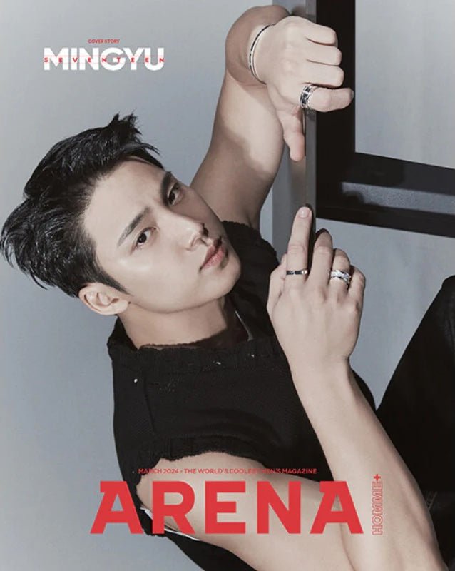 SEVENTEEN Mingyu Cover ARENA HOMME+ Magazine 2024.03 - Night Apple Kpop