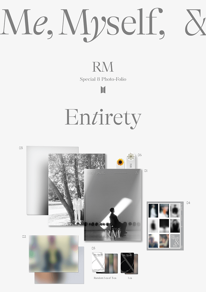 Special 8 Photo-Folio Me, Myself, and RM ‘Entirety’ - Night Apple Kpop