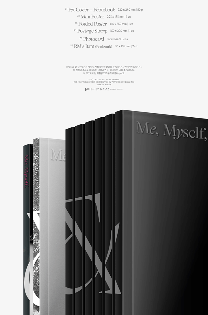 Special 8 Photo-Folio Me, Myself, and RM ‘Entirety’ - Night Apple Kpop