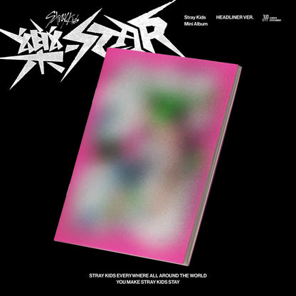 Stray Kids Mini Album [樂-STAR] (ROCK-STAR) Headliner ver. - Night Apple Kpop