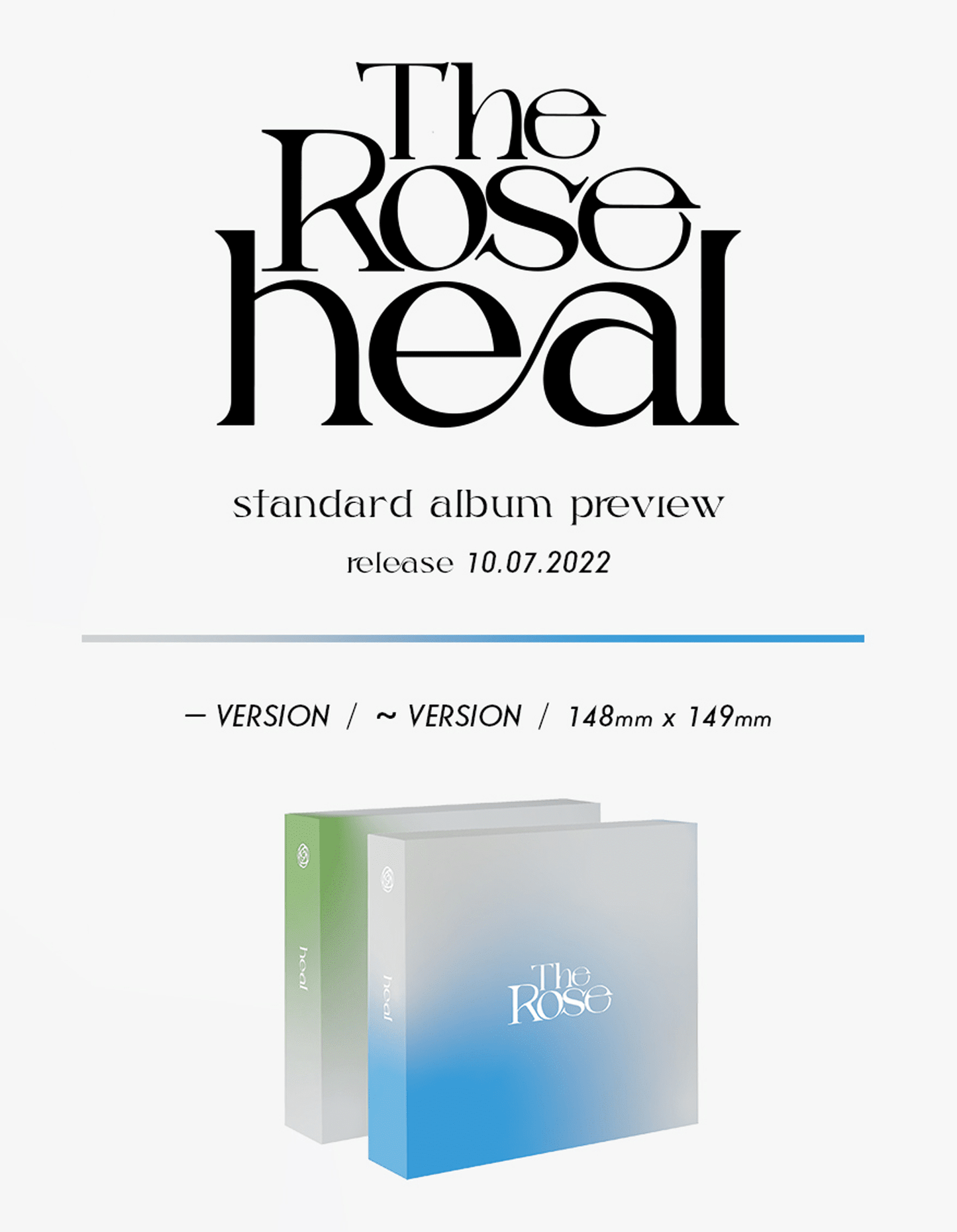 The Rose 1st Full Album [HEAL] (Random) - Night Apple Kpop