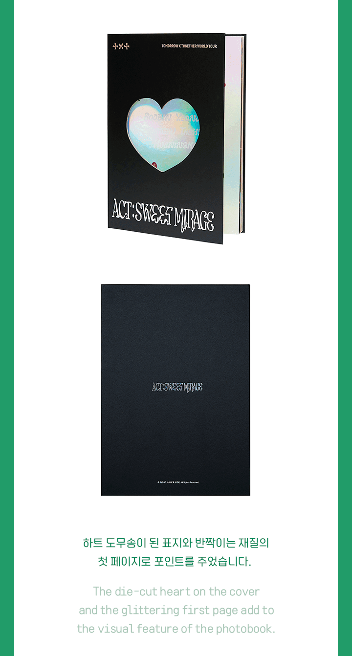 TOMORROW X TOGETHER ACT : SWEET MIRAGE Mini Photo Book - Night Apple Kpop