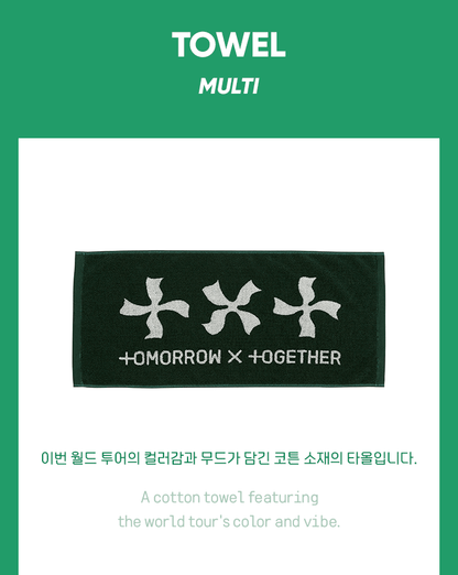 TOMORROW X TOGETHER ACT : SWEET MIRAGE Towel - Night Apple Kpop