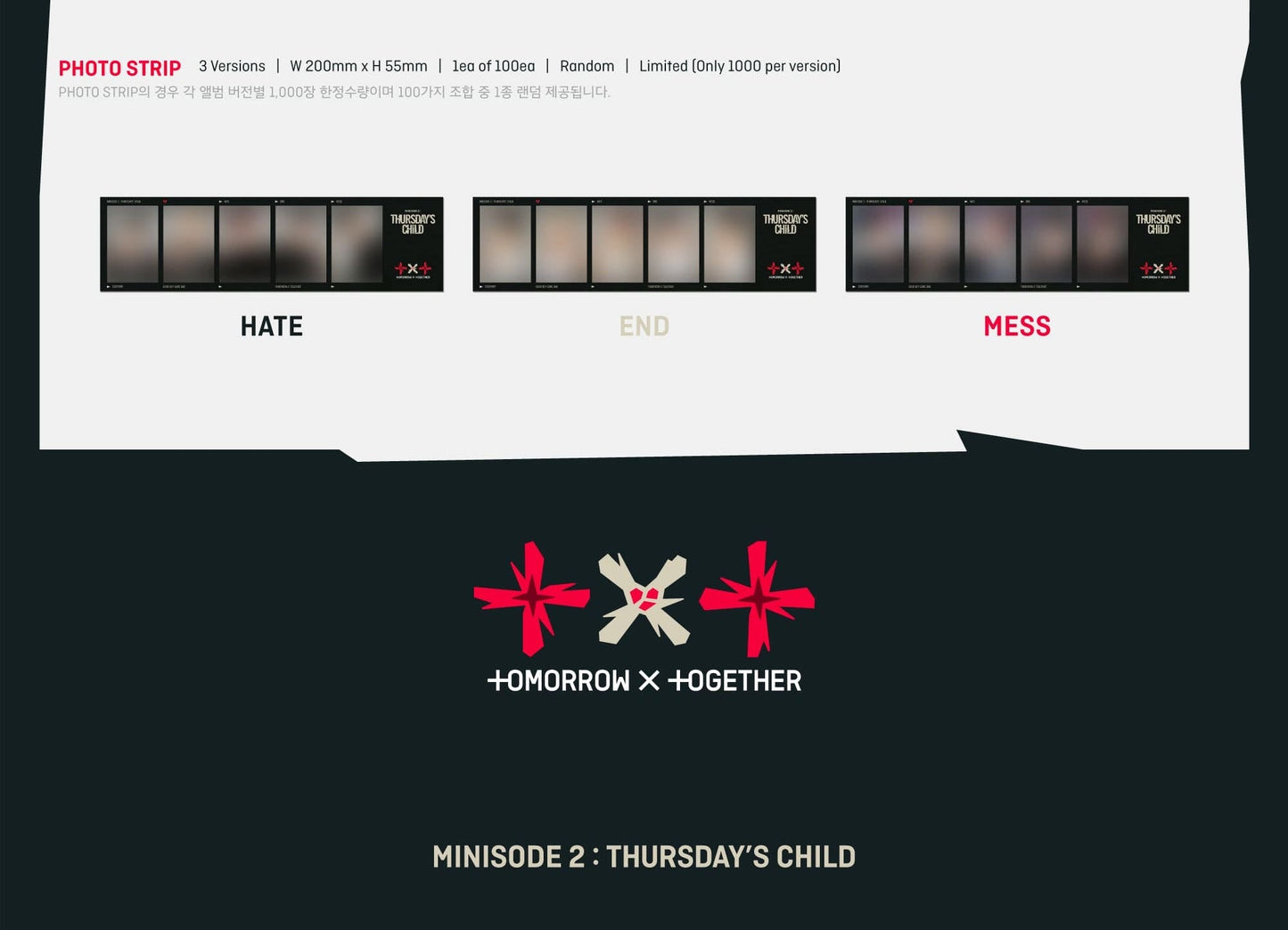 TOMORROW X TOGETHER minisode 2 : Thursday's Child (Random) - Night Apple Kpop