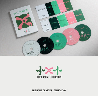 TOMORROW X TOGETHER THE NAME CHAPTER : TEMPTATION Lullaby ver. (Random) - Night Apple Kpop