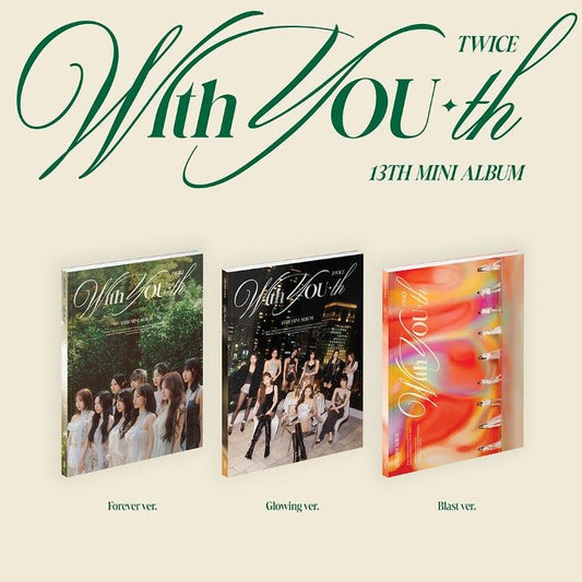 TWICE 13th Mini Album WITH YOU-th (Random) - Night Apple Kpop