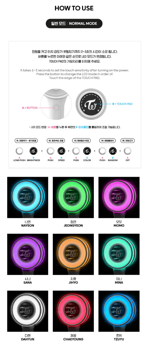 TWICE (CANDYBONG ∞ INFINITY) Official Light Stick